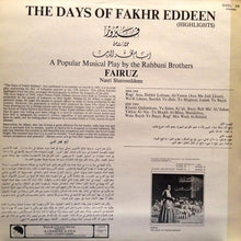 Load image into Gallery viewer, Fairuz, Nasri Shamseddeen* : مختارات من أيام فخر الدين     The Days Of Fakhr Eddeen (Highlights) (LP, RE)
