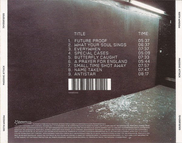 Buy Massive Attack : 100th Window (CD, Album, Copy Prot.) Online