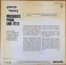Load image into Gallery viewer, Pierre Henry : Musiques Pour Une Fête (LP, Album)
