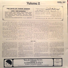 Load image into Gallery viewer, Fairuz, Nasri Shamseddeen* : أيام فخر الدين الجزء الثاني The Days Of Fakhr Eddeen Volume 2 (LP, RE)
