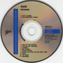 Load image into Gallery viewer, Sade : Promise (CD, Album, RE)
