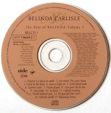 Load image into Gallery viewer, Belinda Carlisle : The Best Of Belinda Volume 1 (CD, Comp)

