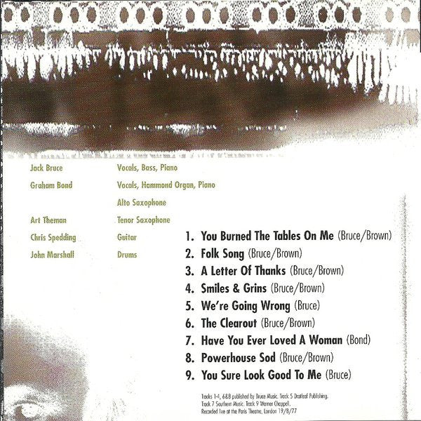 Buy Jack Bruce : BBC Live In Concert (CD, Album, RE) Online for a