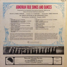 Load image into Gallery viewer, Libano-Armenian Folk Dance Ensemble : Armenian Folk Songs &amp; Dances - Baalbeck Festival 1965 (LP, RE)
