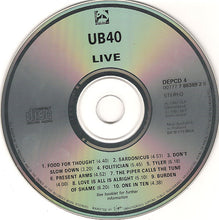 Load image into Gallery viewer, UB40 : Live (CD, Album)
