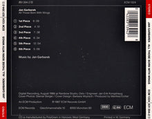 Load image into Gallery viewer, Jan Garbarek : All Those Born With Wings (CD, Album)
