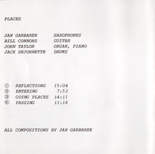 Load image into Gallery viewer, Jan Garbarek : Places (CD, Album, RE)
