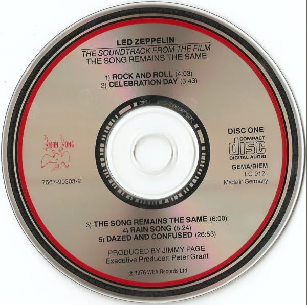 Buy Led Zeppelin : The Soundtrack From The Film The Song