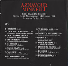 Load image into Gallery viewer, Charles Aznavour, Liza Minnelli : Paris - Palais Des Congrès Intégrale Du Spectacle (2xCD, Album)
