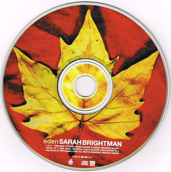 Buy Sarah Brightman : Eden (CD, Album) Online for a great price