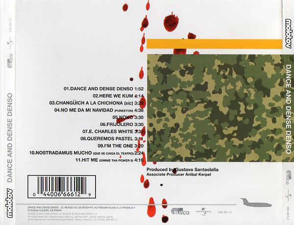 Buy Molotov : Dance And Dense Denso (CD, Album, Enh) Online