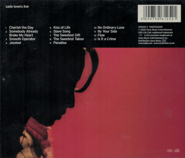 Buy Sade : Lovers Live (CD, Album) Online for a great price – Disc