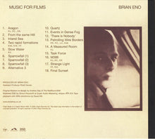 Load image into Gallery viewer, Brian Eno : Music For Films (CD, Album, RE, RM)
