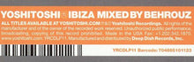 Load image into Gallery viewer, Behrouz : Yoshitoshi Ibiza (CD, Comp, Mixed)
