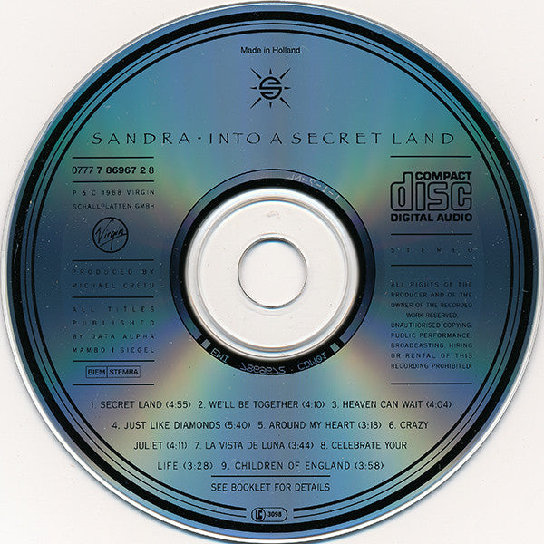Buy Sandra : Into A Secret Land (CD, Album, RE) Online for a great