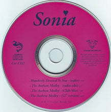 Load image into Gallery viewer, Sonia : Hopelessly Devoted To You Including The Anthem Medley (CD, Single)
