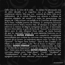 Load image into Gallery viewer, Celia Cruz : Éxitos Eternos (CD, Comp, Enh)
