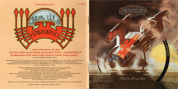 Buy Hawkwind : Hall Of The Mountain Grill (CD, Album, RE, RM