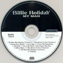 Load image into Gallery viewer, Billie Holiday : My Man (CD, Album)
