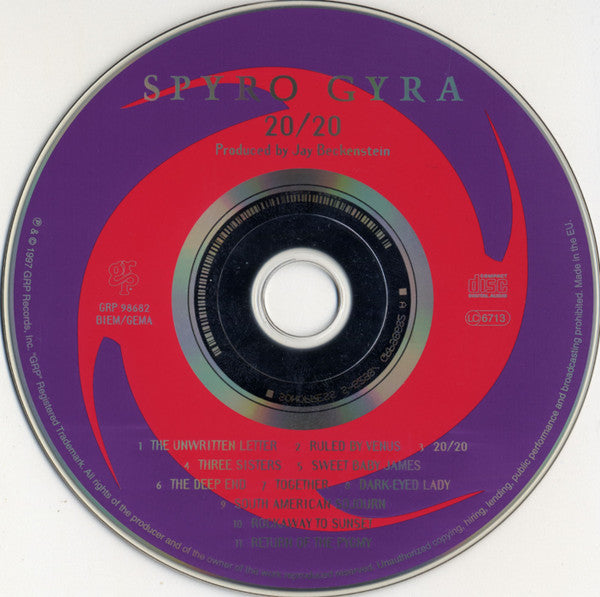 Buy Spyro Gyra : 20/20 (CD, Album, Ltd, Len) Online for a great