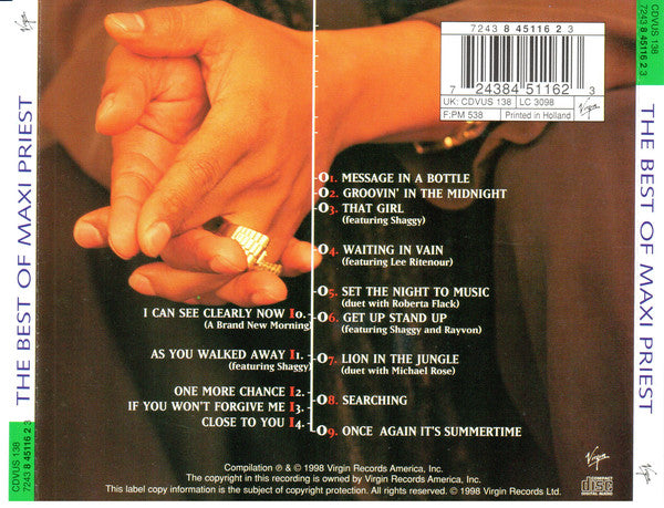 Buy Maxi Priest : The Best Of Maxi Priest (CD, Comp) Online