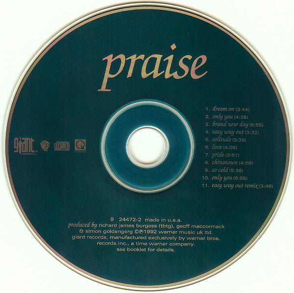 Buy Praise : Praise (CD, Album) Online for a great price – Disc