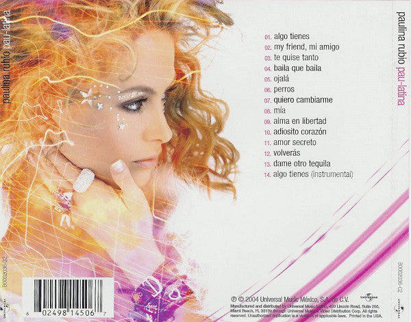 Rare CD Paulina Rubio 2024 - Dame Otro Tequila