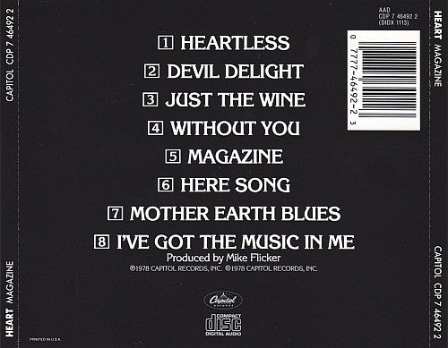 Buy Heart : Magazine (CD, Album, RE) Online for a great price