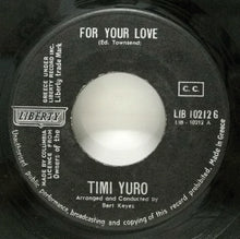 Load image into Gallery viewer, Timi Yuro : For Your Love (7&quot;, Single)
