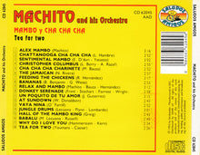 Load image into Gallery viewer, Machito And His Orchestra : Mambo Y Cha Cha Cha (Tea For Two) (CD, Comp)
