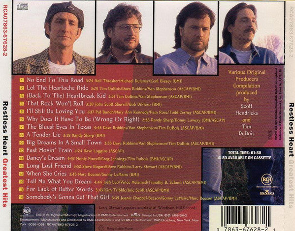 Buy Restless Heart : Greatest Hits (HDCD, Comp) Online for a