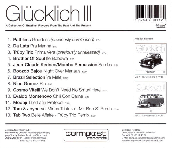Buy Various : Glücklich III (A Collection Of Brazilian Flavours