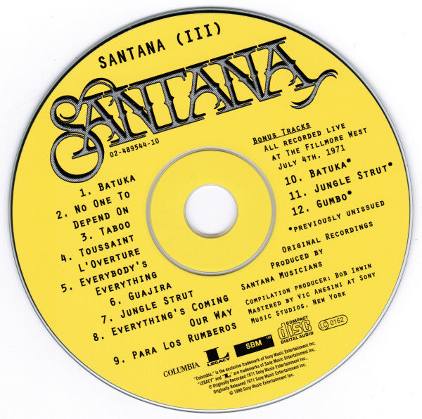 Buy Santana : Santana III (CD, Album, RE, RM) Online for a great