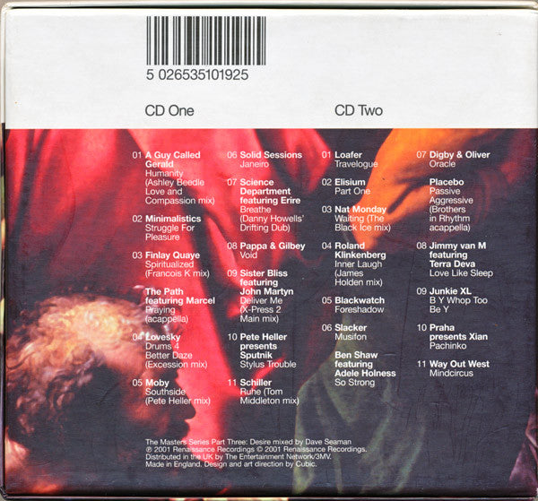 Buy Dave Seaman : Renaissance: Desire (2xCD, Mixed, Cla) Online