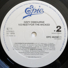 Load image into Gallery viewer, Ozzy Osbourne : No Rest For The Wicked (LP, Album)
