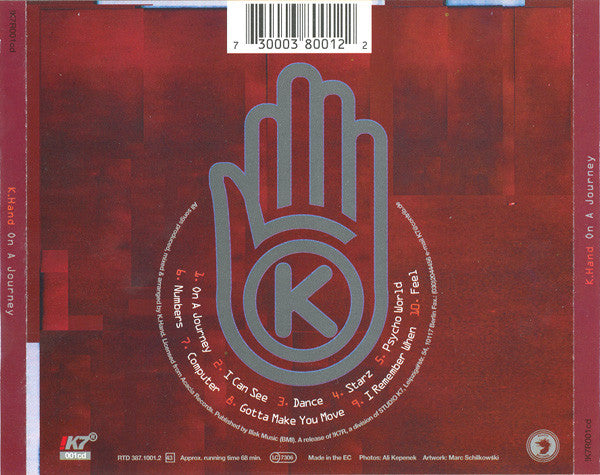 ★ K. Hand / On A Journey LP★ [QZJN6] K. Hand – On A Journey – 2 x Vinyl (LP, Album), 1996 [r65085
