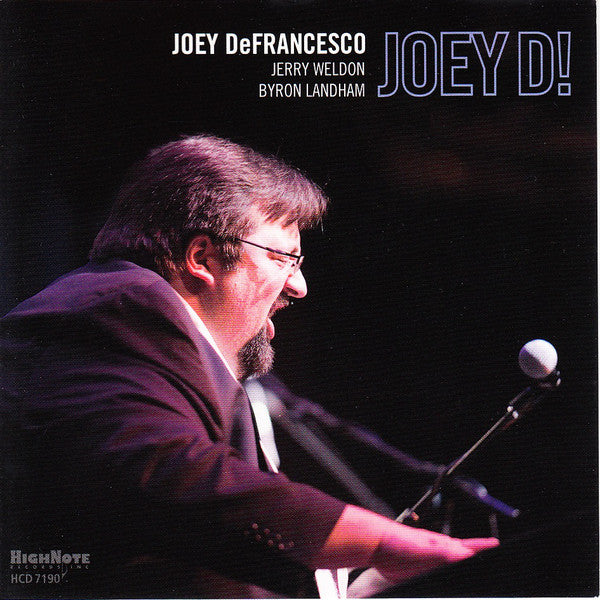 Joey DeFrancesco : Joey D (CD, Album)