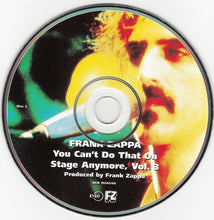 Load image into Gallery viewer, Zappa* : You Can&#39;t Do That On Stage Anymore Vol. 3 (2xCD, Album, RE, RP)
