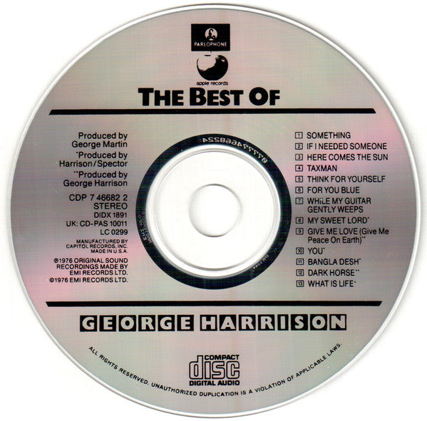 Buy George Harrison : The Best Of George Harrison (CD, Comp