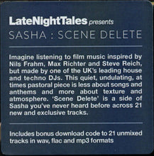 Load image into Gallery viewer, Sasha : Scene Delete (CD, Album, Mixed)
