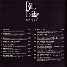 Load image into Gallery viewer, Billie Holiday : All Of Me (CD, Comp)
