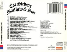 Load image into Gallery viewer, Cat Stevens : Matthew &amp; Son (CD, Album, RM)
