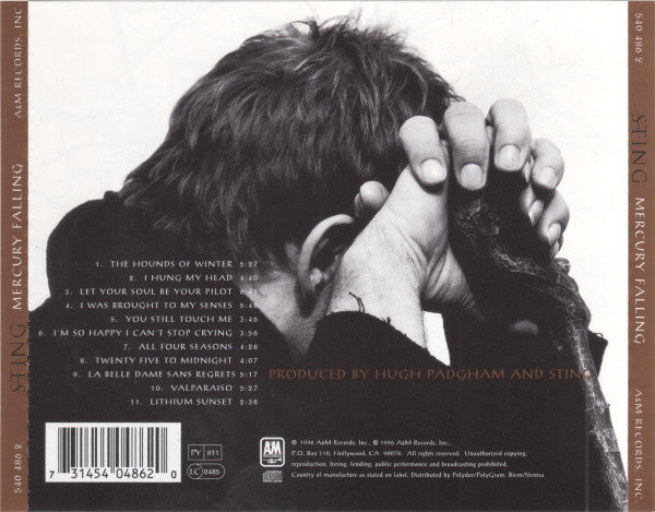Buy Sting : Mercury Falling (CD, Album) Online for a great