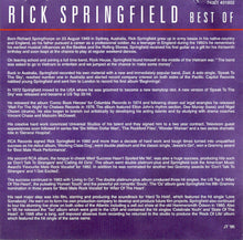 Load image into Gallery viewer, Rick Springfield : Best Of (CD, Comp)
