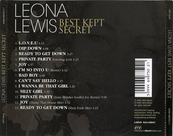 Buy Leona Lewis : Best Kept Secret (CD, Album) Online for a