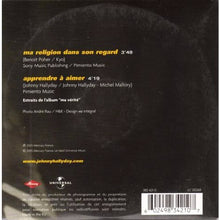 Load image into Gallery viewer, Johnny Hallyday : Ma Religion Dans Son Regard (CD, Single, Car)
