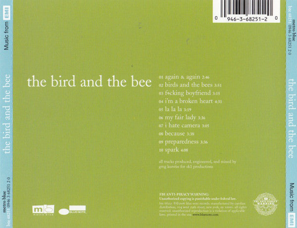 Buy The Bird And The Bee : The Bird And The Bee (CD, Album) Online