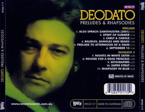 Prelude/Deodato 2 FULL ALBUMS - PRELUDE (1972) ⁄ DEODATO 2 (1973)(Eumir Deodato