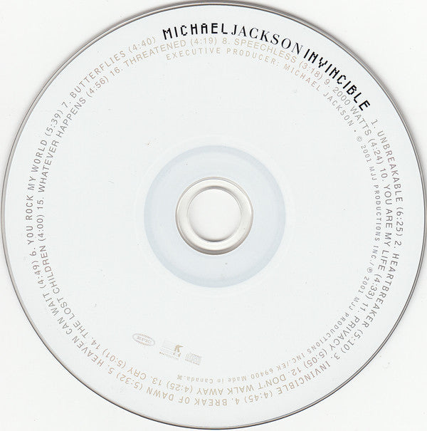 Buy Michael Jackson : Invincible (CD, Album) Online for a great price ...