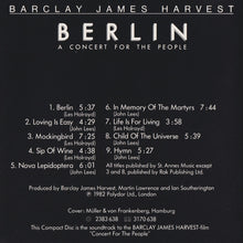 Load image into Gallery viewer, Barclay James Harvest : Berlin (A Concert For The People) (CD, Album)
